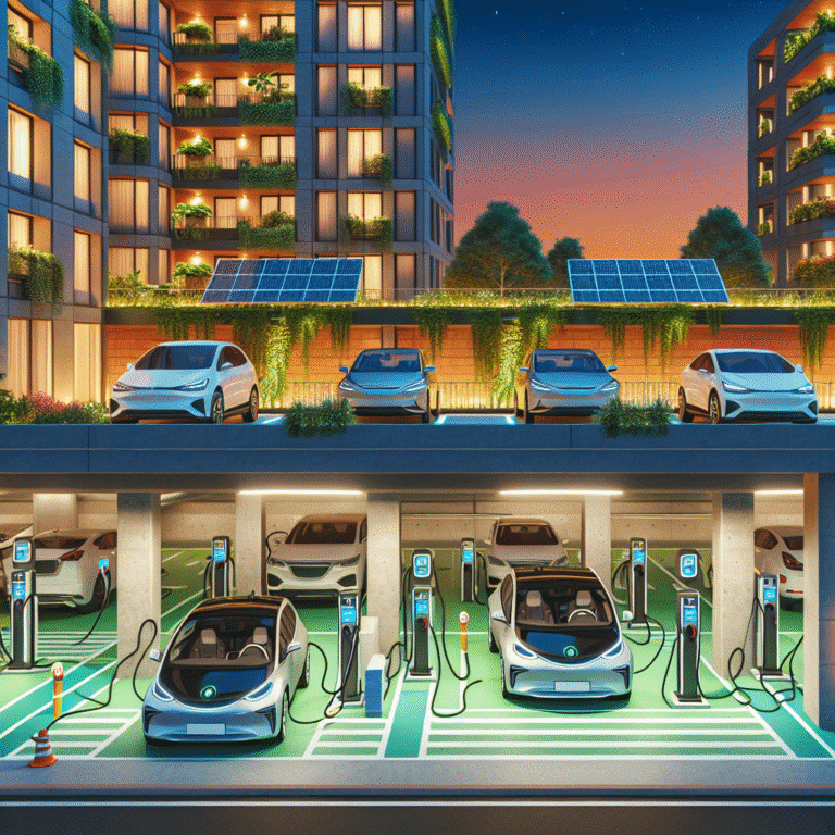 charging electric cars in apartment complexes