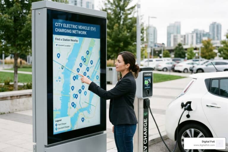 ev charging network map