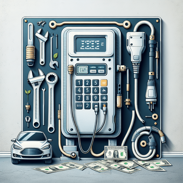calculating the installation costs for a home EV charger