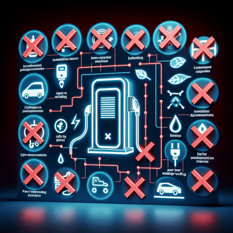 common mistakes to avoid when installing a home EV charging station