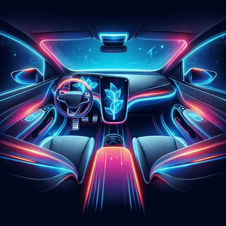 eye-catching interior lighting upgrades for EVs