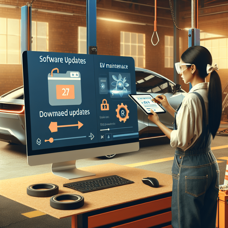 software updates and EV maintenance