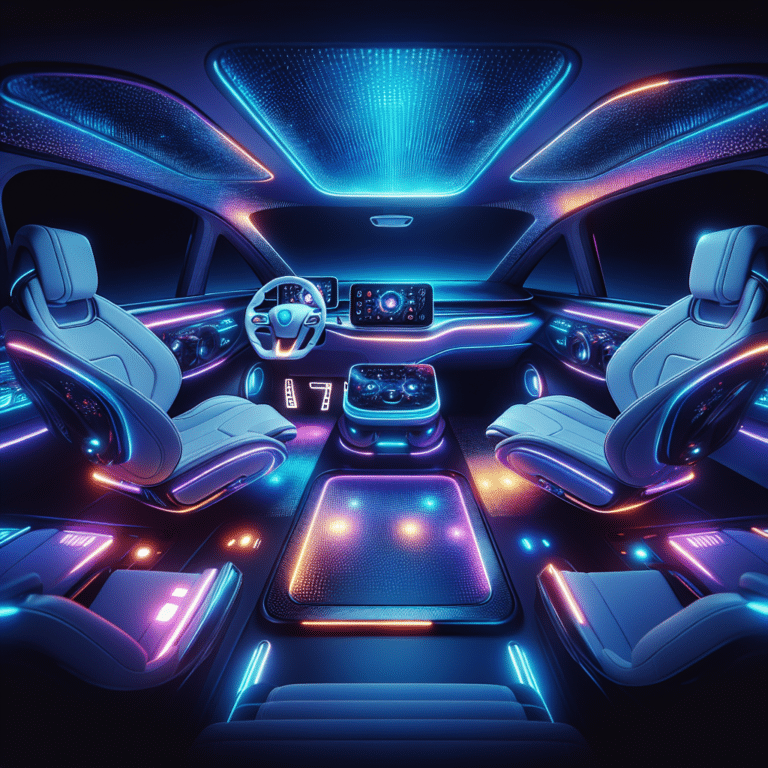 eye-catching interior lighting upgrades for EVs